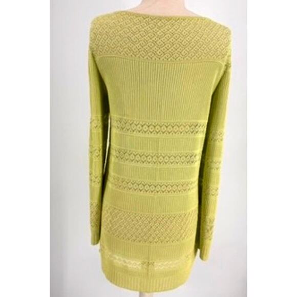 Escada Dress Size Small Green Knit Lace Rayon - Picture 2 of 7